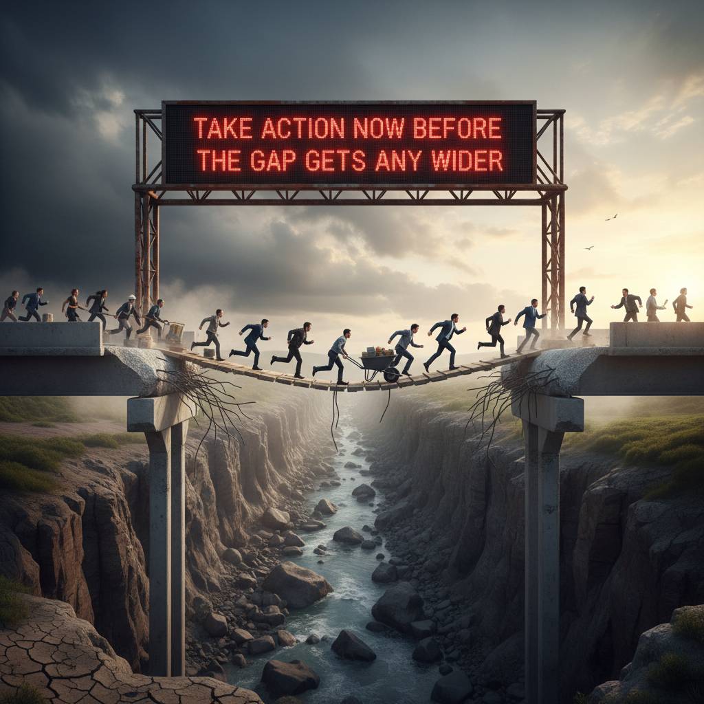 Take Action Now Before the Gap Gets Any Wider